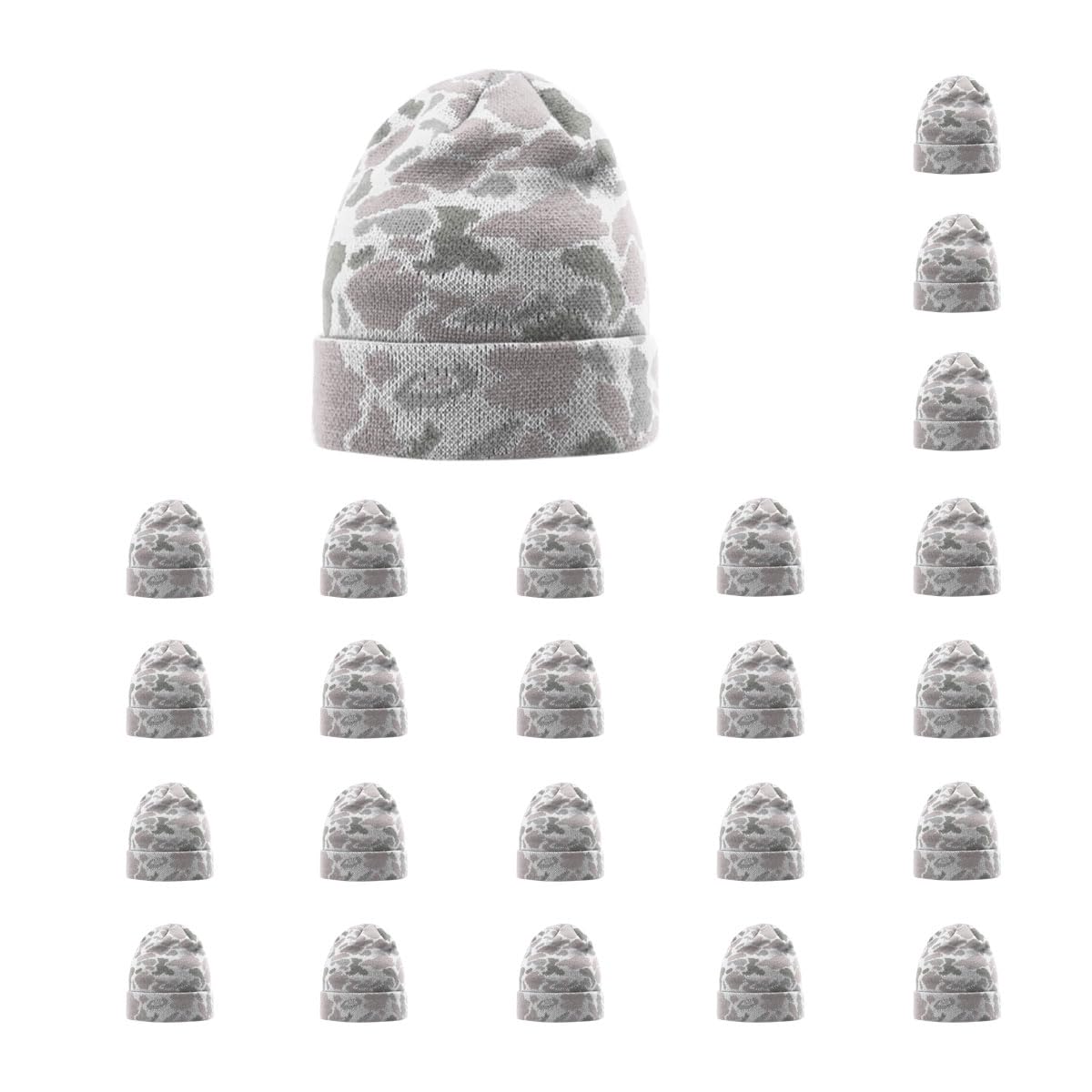 Richardson 126 Duck Camo Warm Double-Layer Beanie