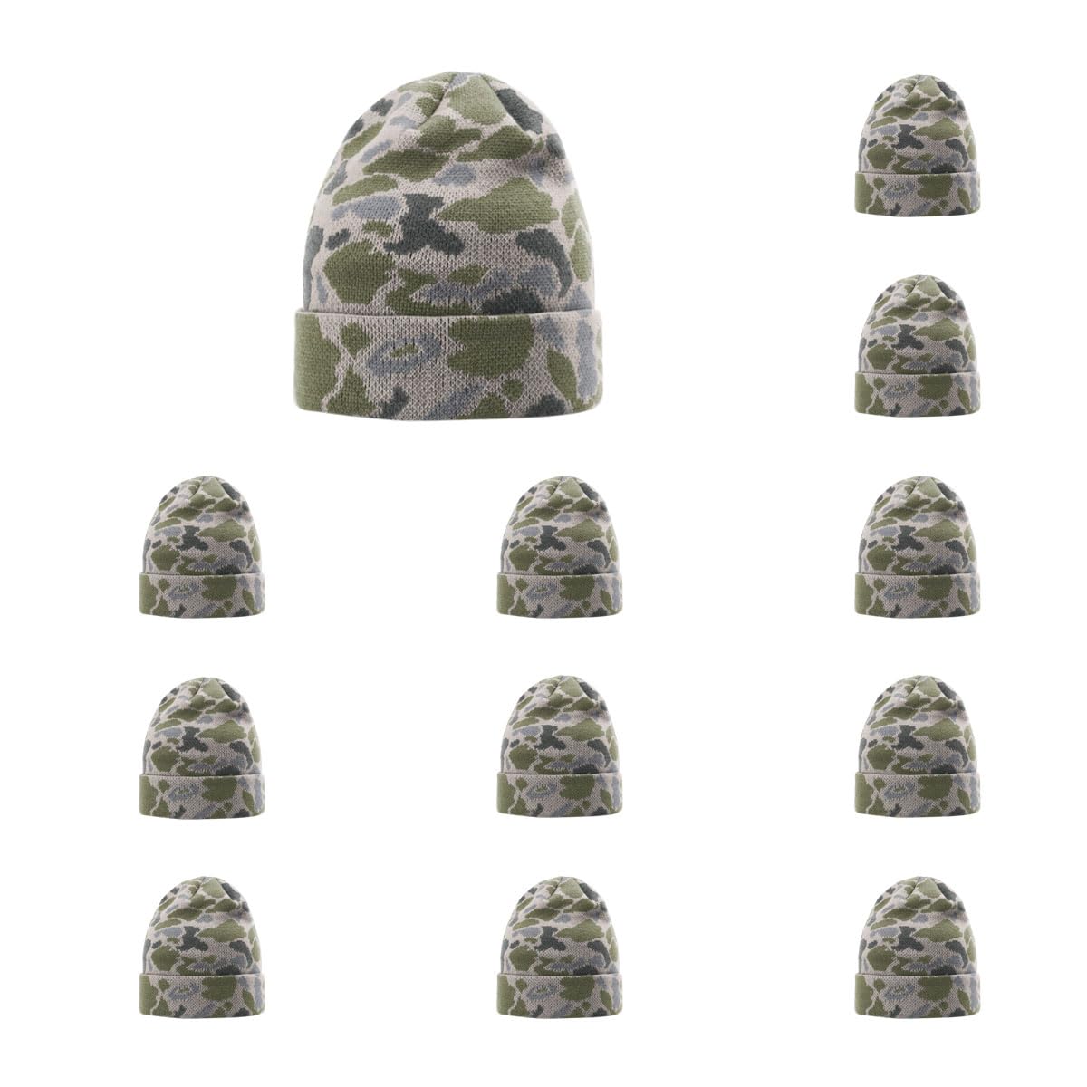 Richardson 126 Duck Camo Warm Double-Layer Beanie