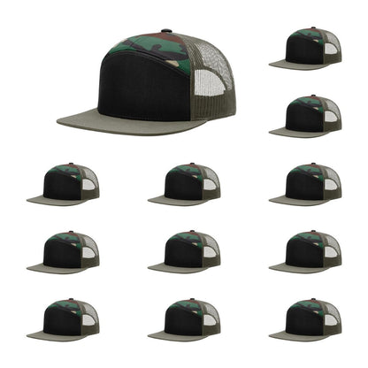 Richardson 168 & 168P 7-Panel Hi-Profile Trucker Hat