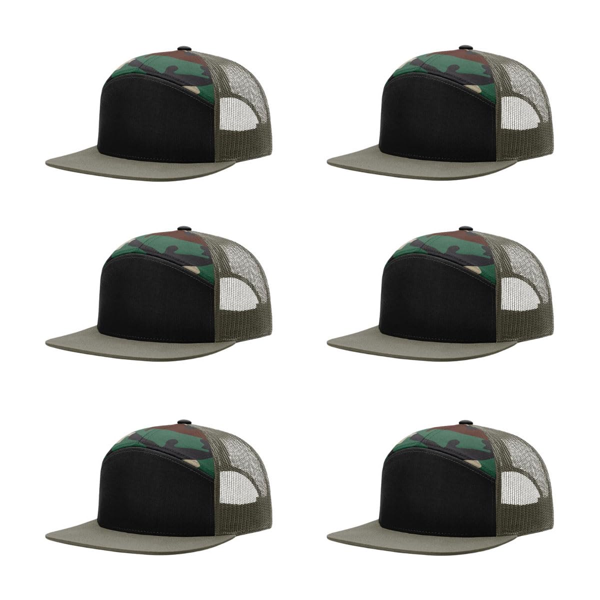 Richardson 168 & 168P 7-Panel Hi-Profile Trucker Hat