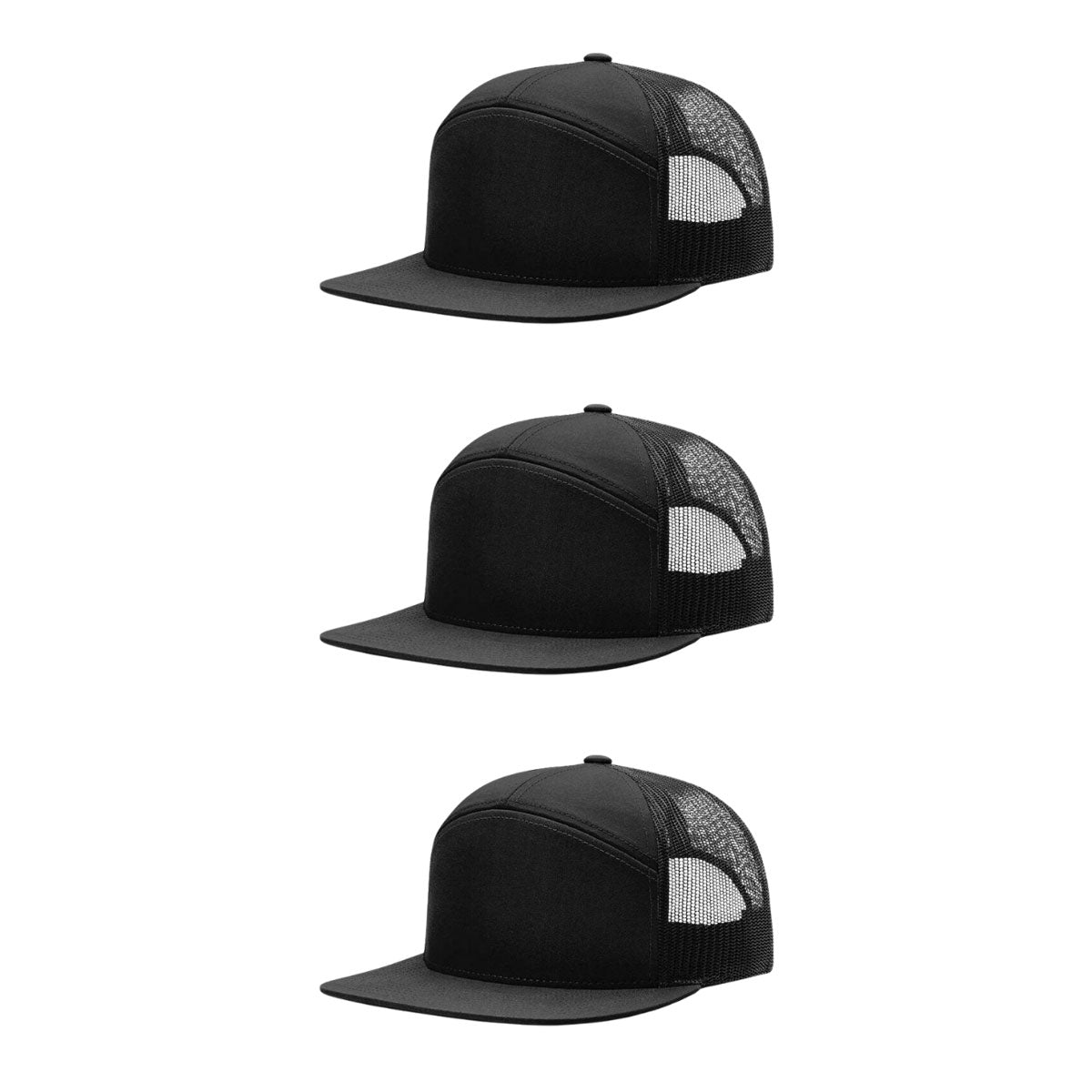 Richardson 168 & 168P 7-Panel Hi-Profile Trucker Hat