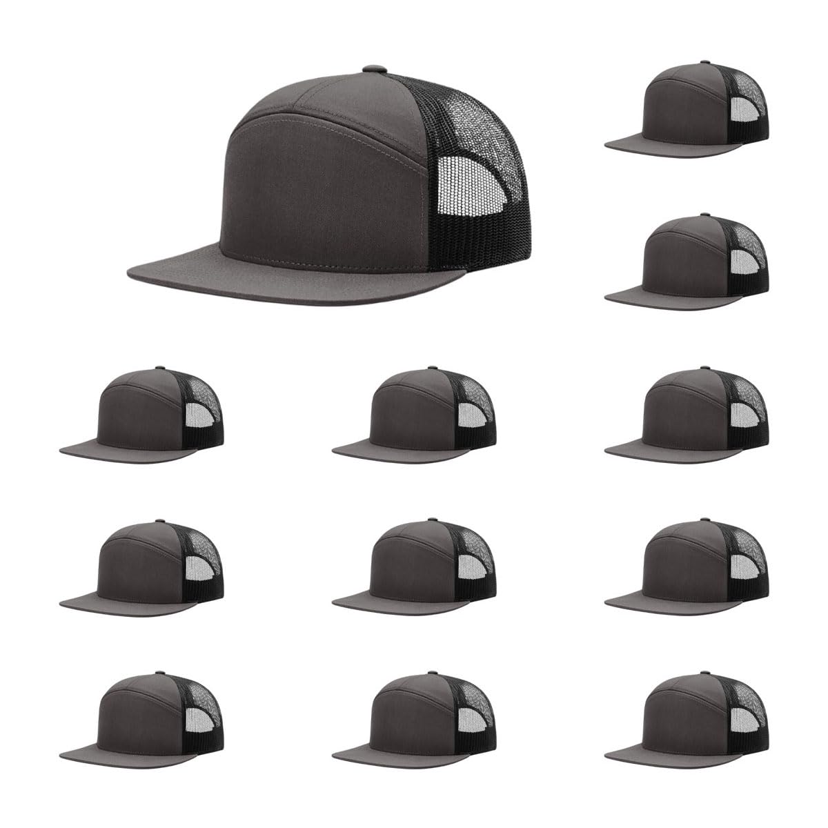 Richardson 168 & 168P 7-Panel Hi-Profile Trucker Hat