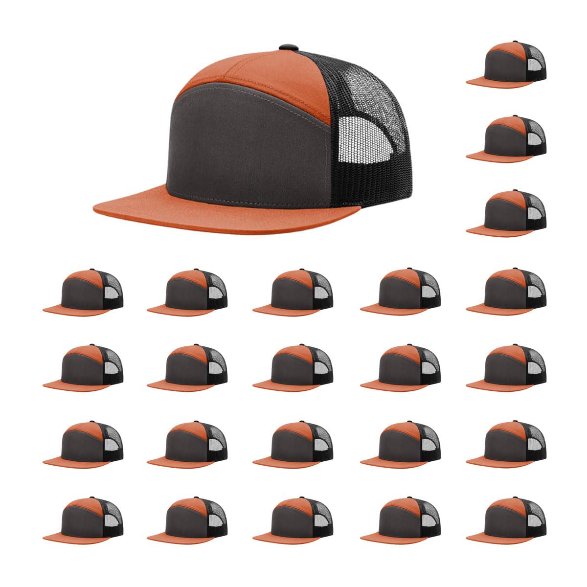 Richardson 168 & 168P 7-Panel Hi-Profile Trucker Hat