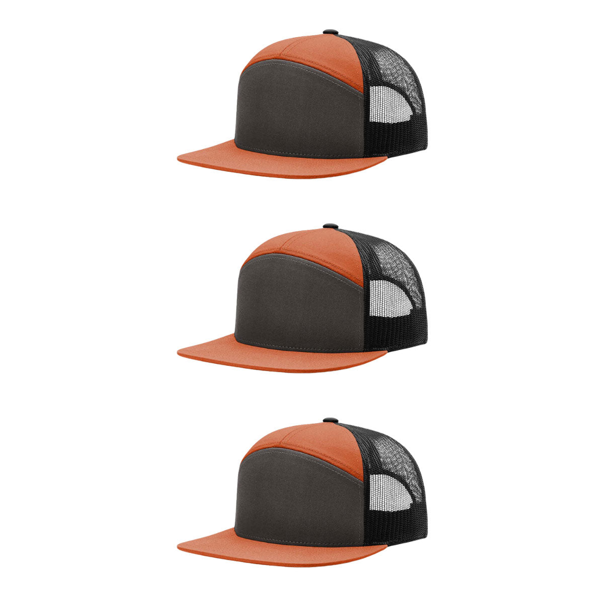 Richardson 168 & 168P 7-Panel Hi-Profile Trucker Hat