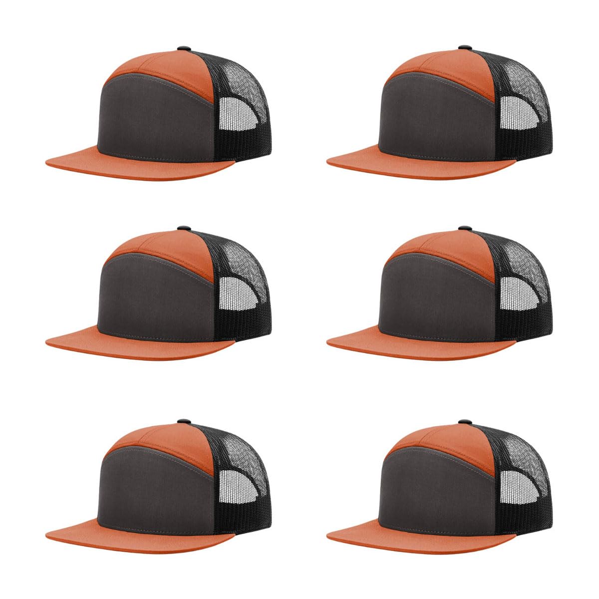 Richardson 168 & 168P 7-Panel Hi-Profile Trucker Hat