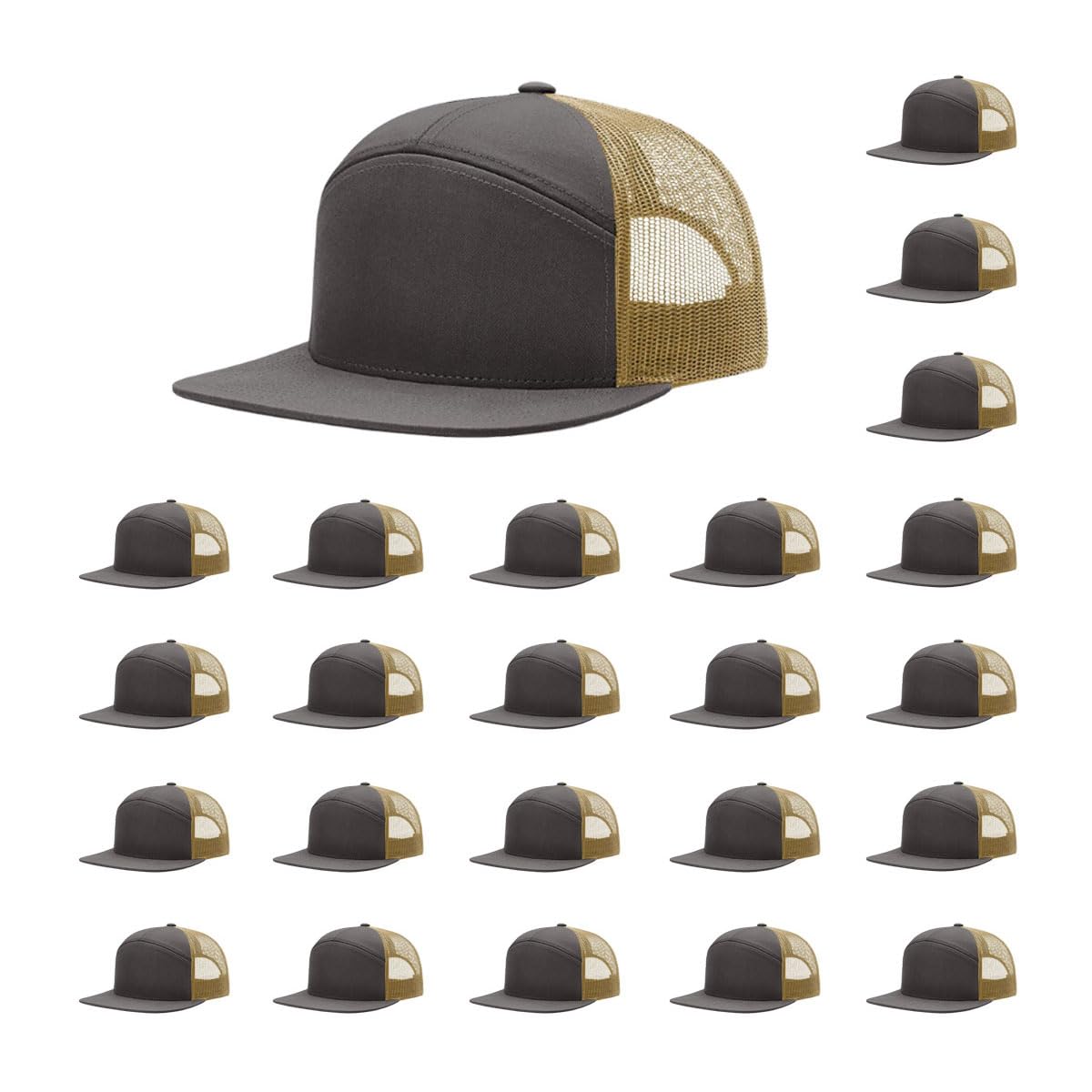 Richardson 168 & 168P 7-Panel Hi-Profile Trucker Hat