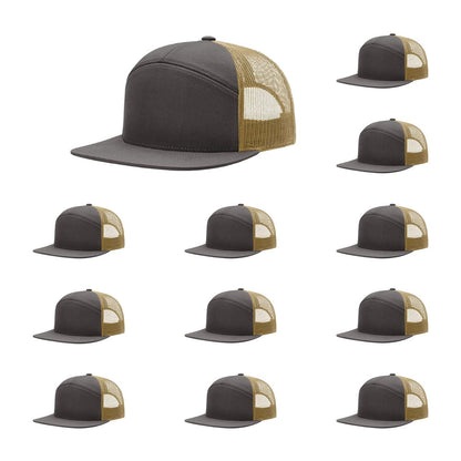 Richardson 168 & 168P 7-Panel Hi-Profile Trucker Hat