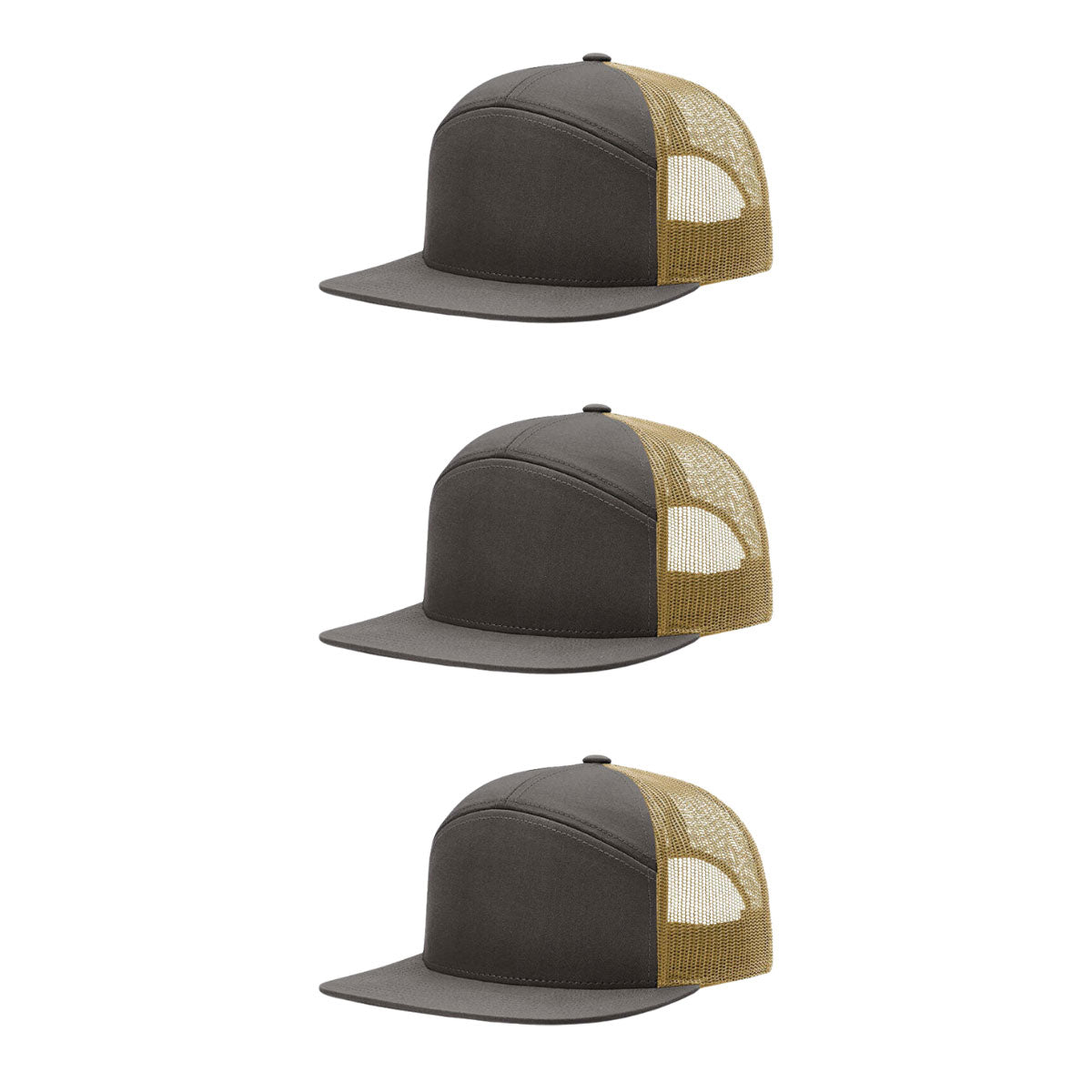 Richardson 168 & 168P 7-Panel Hi-Profile Trucker Hat
