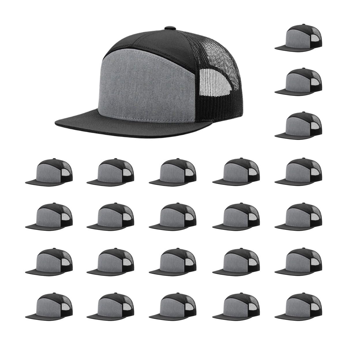 Richardson 168 & 168P 7-Panel Hi-Profile Trucker Hat