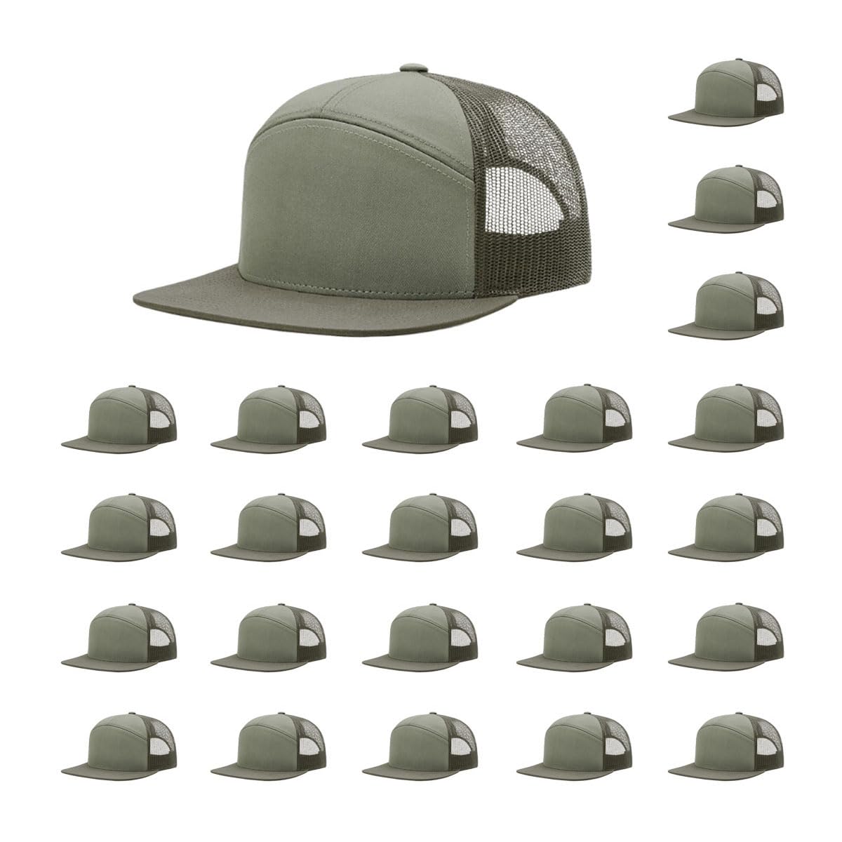 Richardson 168 & 168P 7-Panel Hi-Profile Trucker Hat