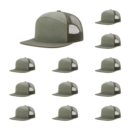 Richardson 168 & 168P 7-Panel Hi-Profile Trucker Hat