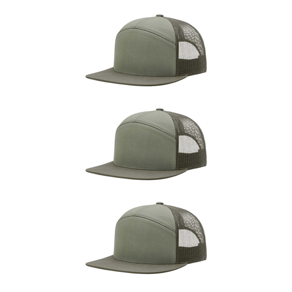 Richardson 168 & 168P 7-Panel Hi-Profile Trucker Hat