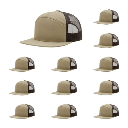 Richardson 168 & 168P 7-Panel Hi-Profile Trucker Hat