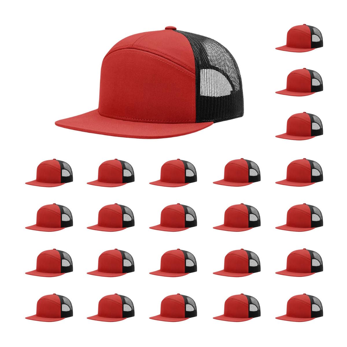 Richardson 168 & 168P 7-Panel Hi-Profile Trucker Hat