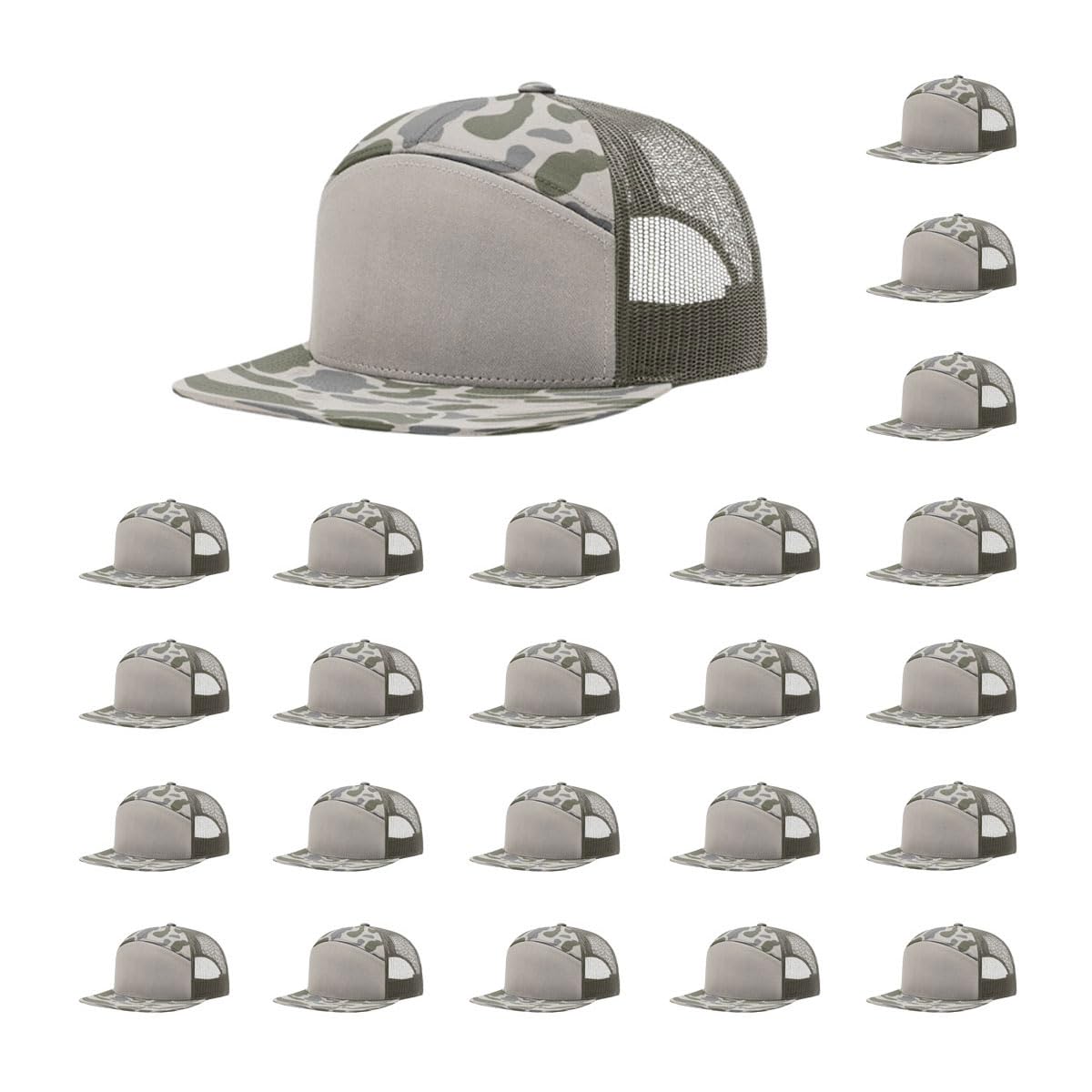 Richardson 168 & 168P 7-Panel Hi-Profile Trucker Hat