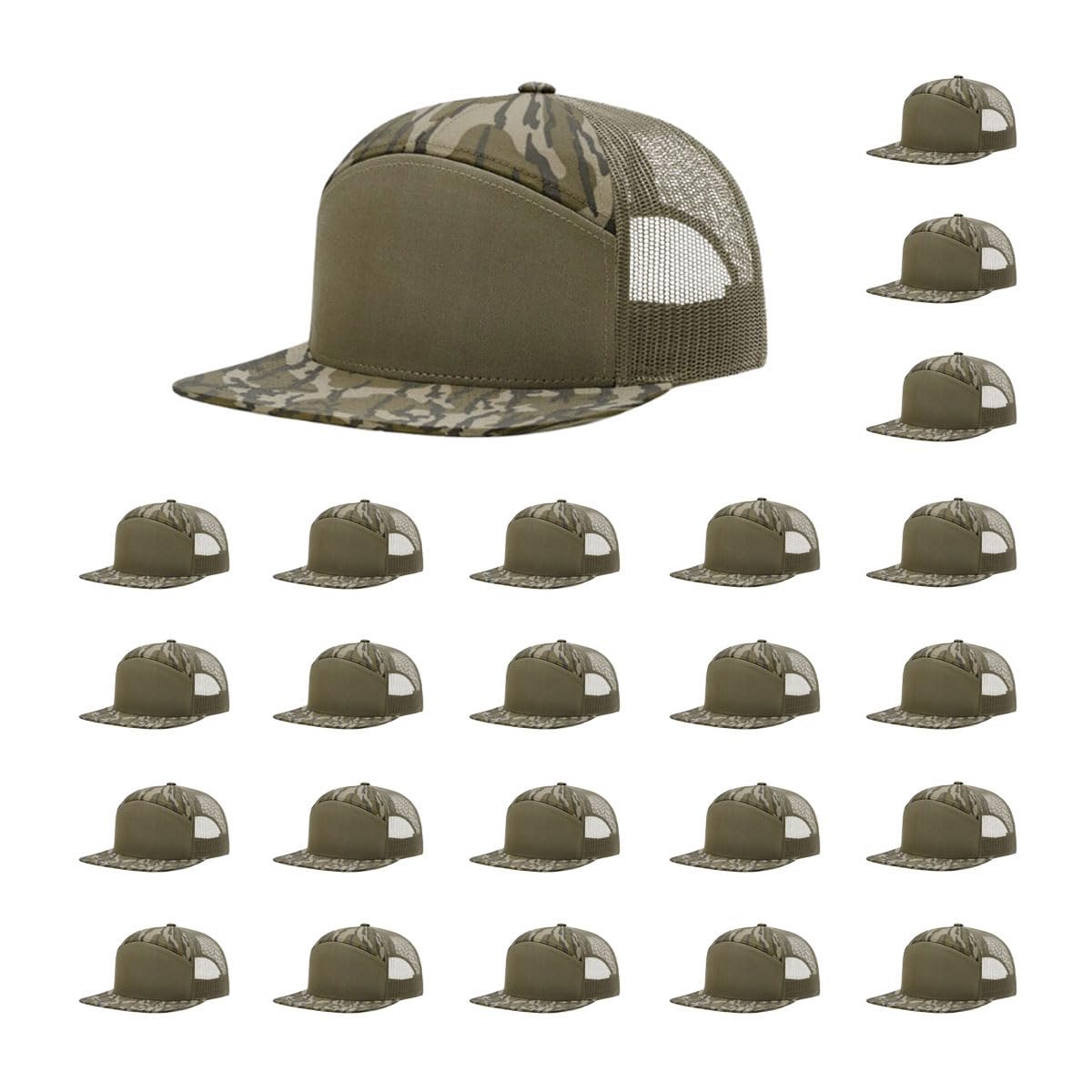 Richardson 168 & 168P 7-Panel Hi-Profile Trucker Hat