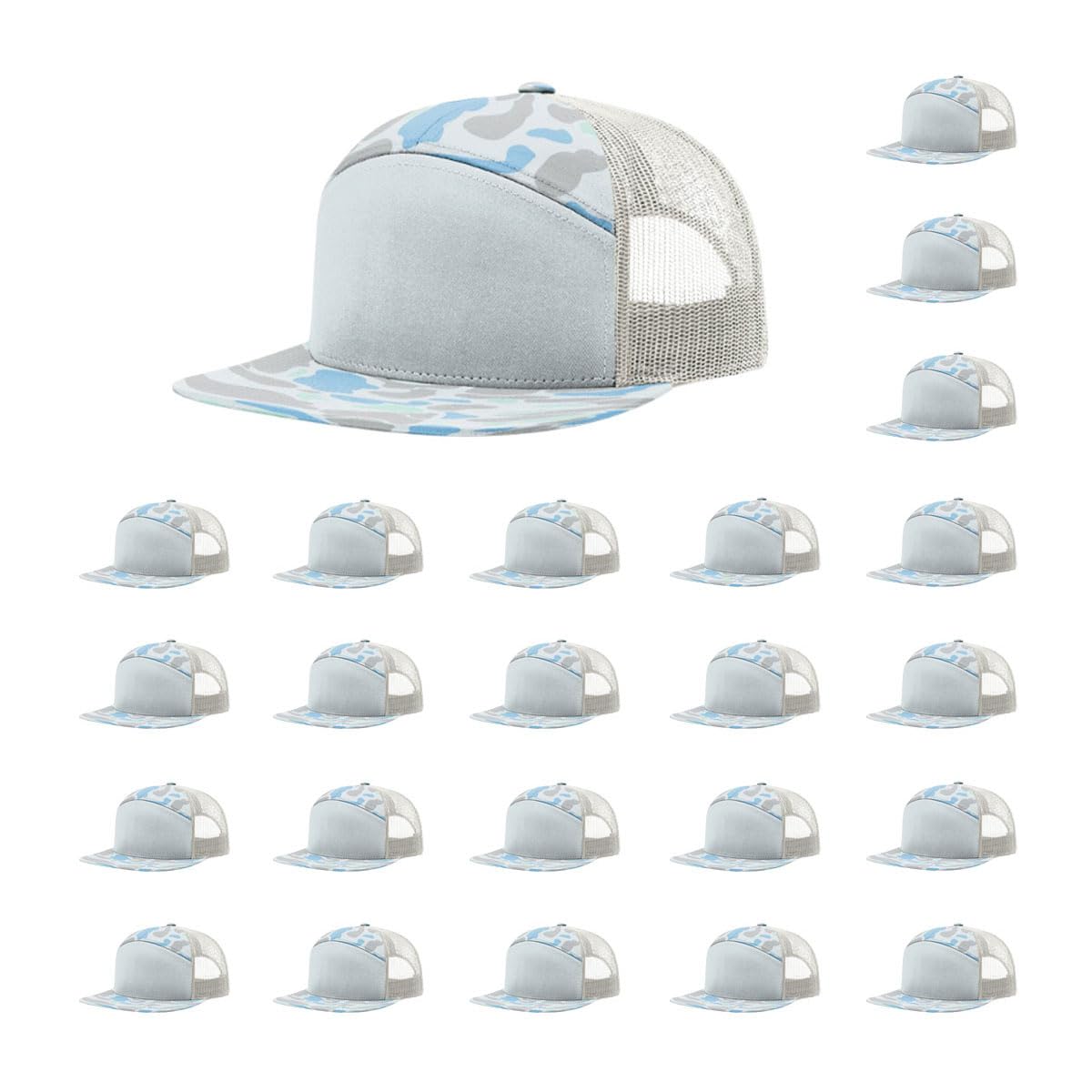 Richardson 168 & 168P 7-Panel Hi-Profile Trucker Hat