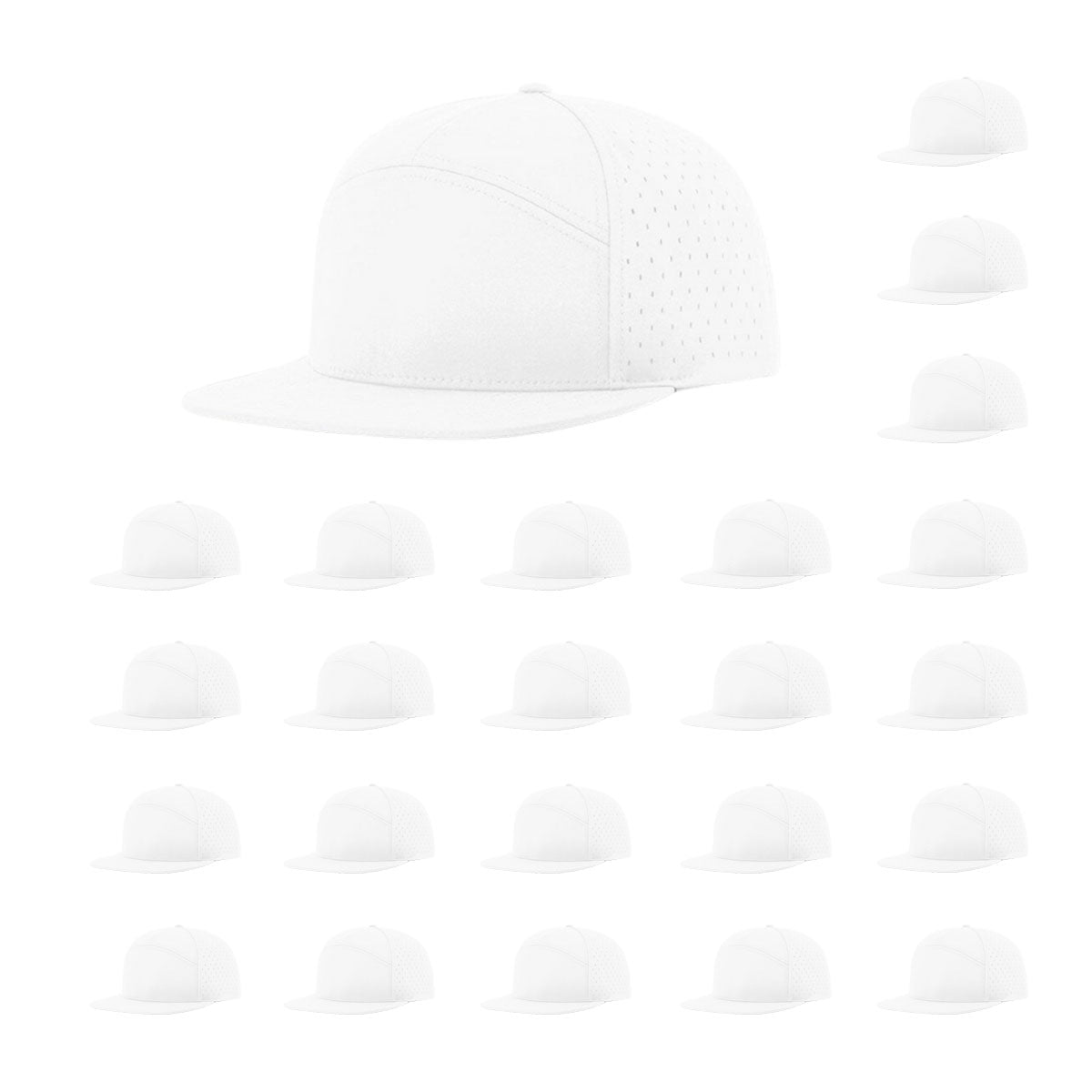 Richardson 169 Cannon 7-Panel Laser Perforated Trucker