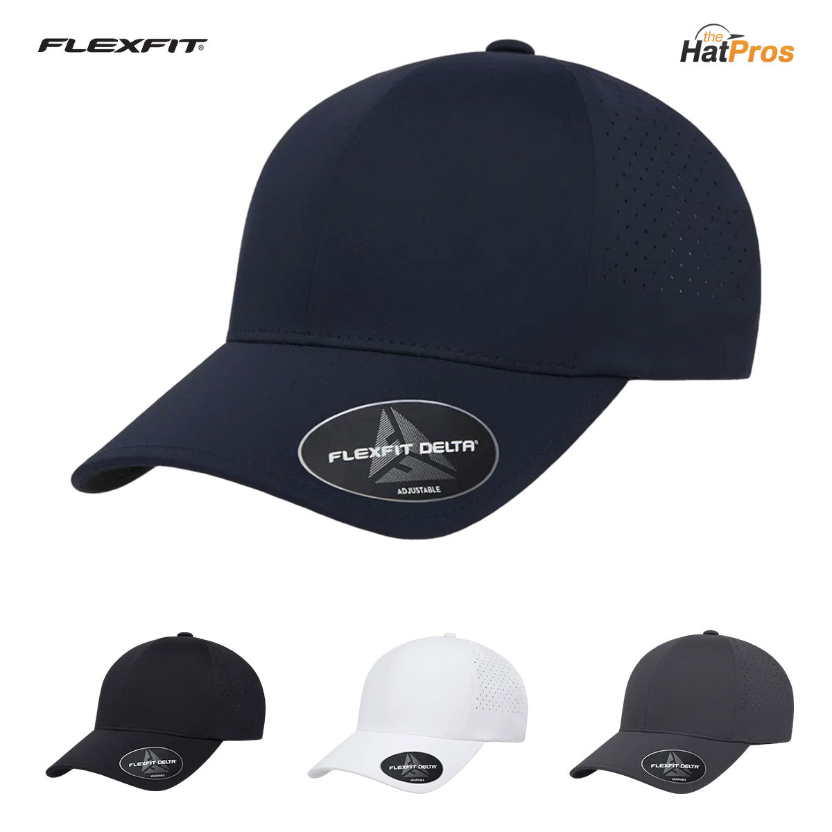Flexfit 180AP Delta Perforated Snapback Cap