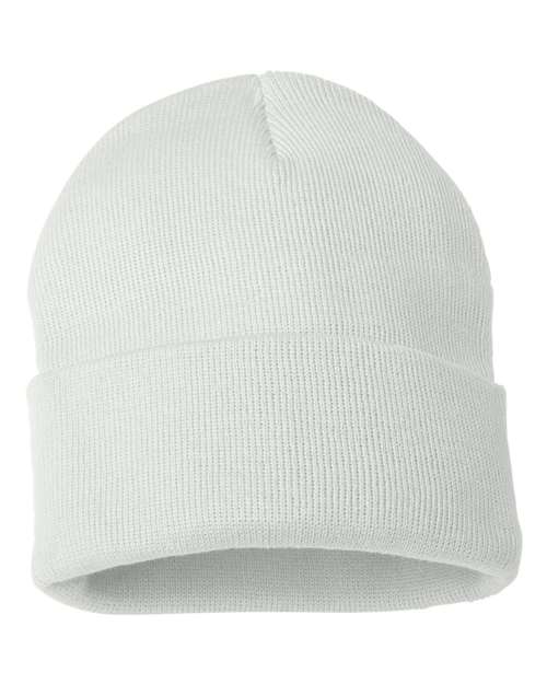 Sportsman 12" Solid Cuffed Beanie - SP12