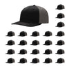 Richardson 312 Twill Back Classic Trucker- Blk Char PK 24