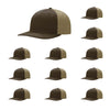 Richardson 312 Twill Back Classic Trucker- Brn Khk PK 12