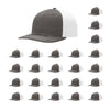 Richardson 312 Twill Back Classic Trucker- Char Wht PK 24