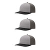 Richardson 312 Twill Back Classic Trucker- Gry Char Blk PK 3