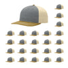 Richardson 312 Twill Back Classic Trucker- Htr Gry Birch Amber Gold PK 24