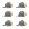 Richardson 312 Twill Back Classic Trucker- Htr Gry Birch Ldn PK 6
