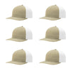 Richardson 312 Twill Back Classic Trucker- Khk Wht PK 6