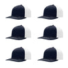 Richardson 312 Twill Back Classic Trucker- Nvy Wht PK 6