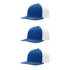 Richardson 312 Twill Back Classic Trucker- Ryl Wht PK 3