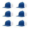Richardson 312 Twill Back Classic Trucker- Ryl Wht PK 6