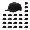 Richardson 355 Laser Perforated 5-panel Trucker Snapback Hat |OSFM Baseball Cap w/ Paracord Bill Rope  89
