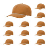 Richardson 355 Laser Perforated 5-panel Trucker Snapback Hat |OSFM Baseball Cap w/ Paracord Bill Rope  80