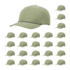 Richardson 355 Laser Perforated 5-panel Trucker Snapback Hat |OSFM Baseball Cap w/ Paracord Bill Rope  92