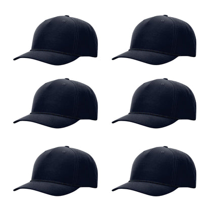 Richardson 355 Laser Perforated 5-panel Trucker Snapback Hat |OSFM Baseball Cap w/ Paracord Bill Rope  72