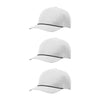 Richardson 355 Laser Perforated 5-panel Trucker Snapback Hat |OSFM Baseball Cap w/ Paracord Bill Rope  63