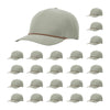Richardson 355 Laser Perforated 5-panel Trucker Snapback Hat |OSFM Baseball Cap w/ Paracord Bill Rope  98