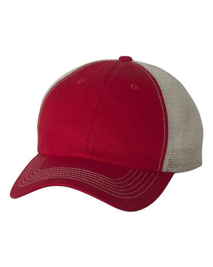 Sportsman Contrast-Stitch Mesh-Back Cap