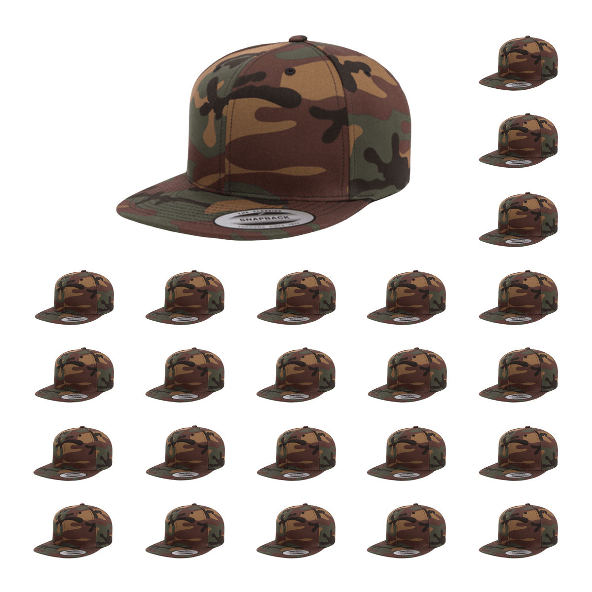 Yupoong Hat Snapback Pro-Style Wool Blend Cap 6089