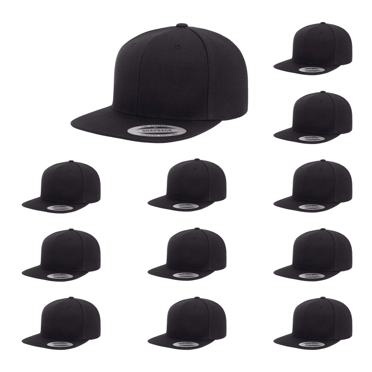 Yupoong Hat Snapback Pro-Style Wool Blend Cap 6089