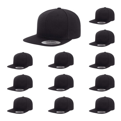 Yupoong Hat Snapback Pro-Style Wool Blend Cap 6089