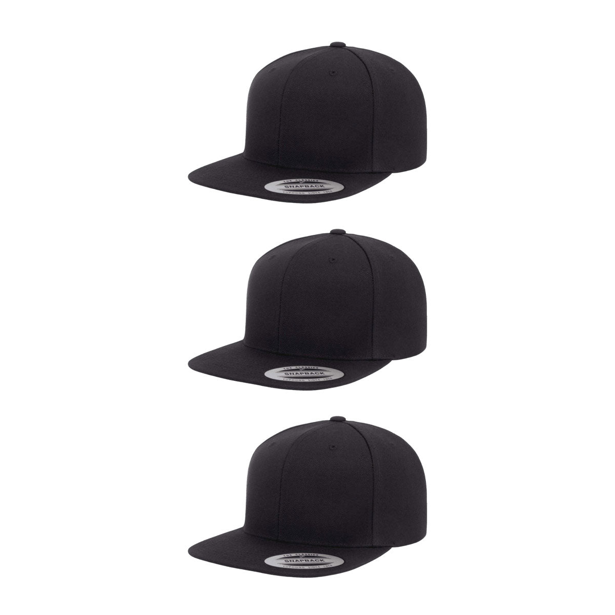 Yupoong Hat Snapback Pro-Style Wool Blend Cap 6089