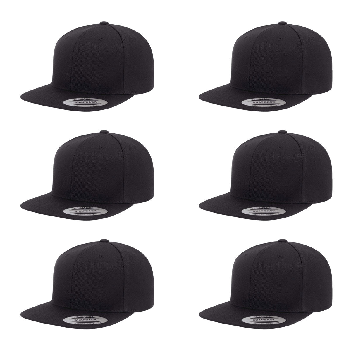 Yupoong Hat Snapback Pro-Style Wool Blend Cap 6089