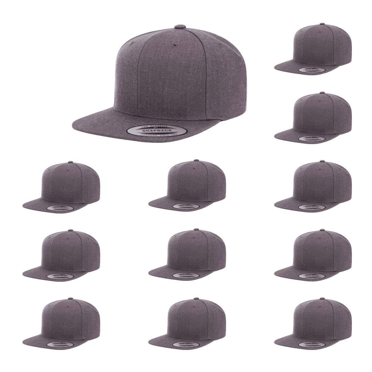 Yupoong Hat Snapback Pro-Style Wool Blend Cap 6089