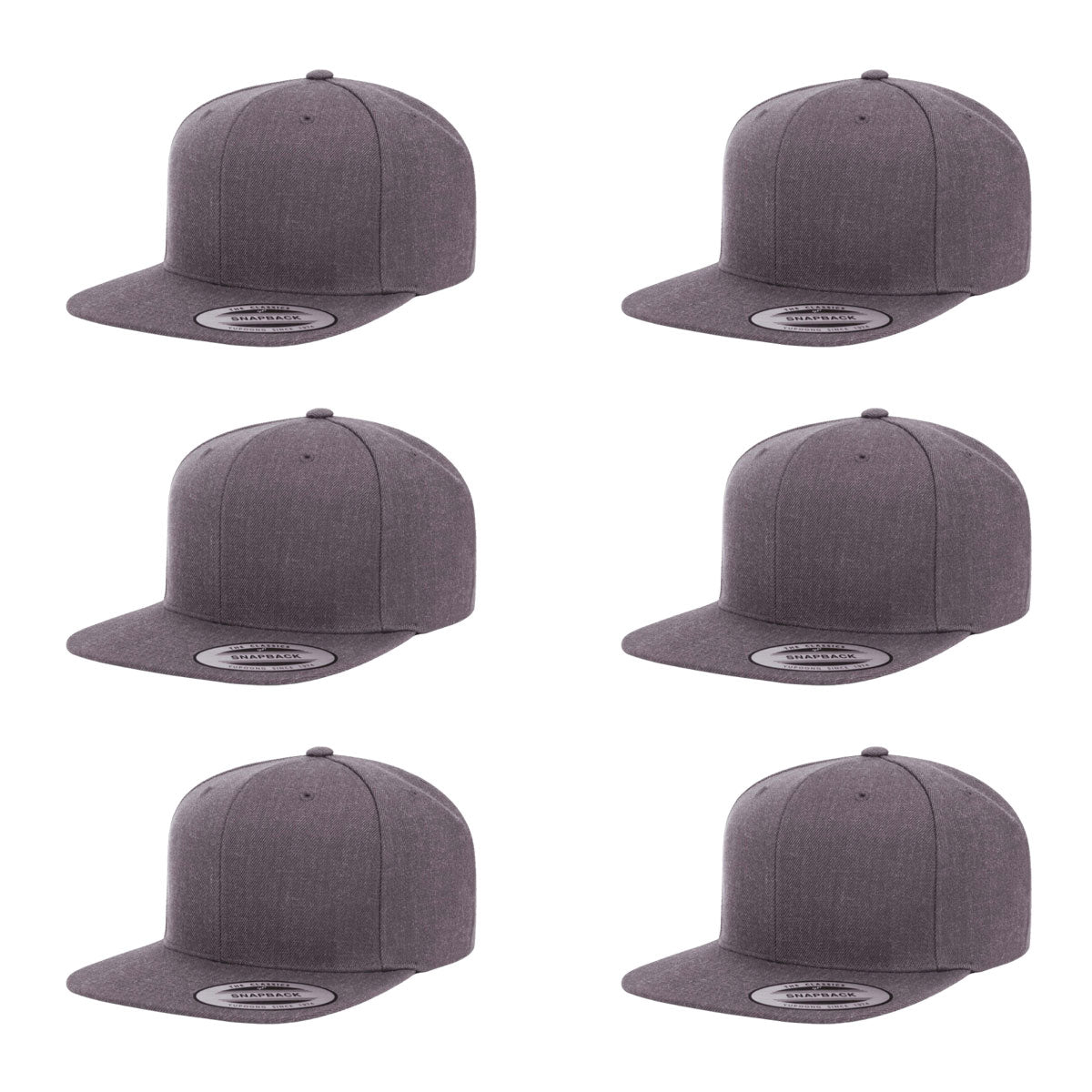 Yupoong Hat Snapback Pro-Style Wool Blend Cap 6089