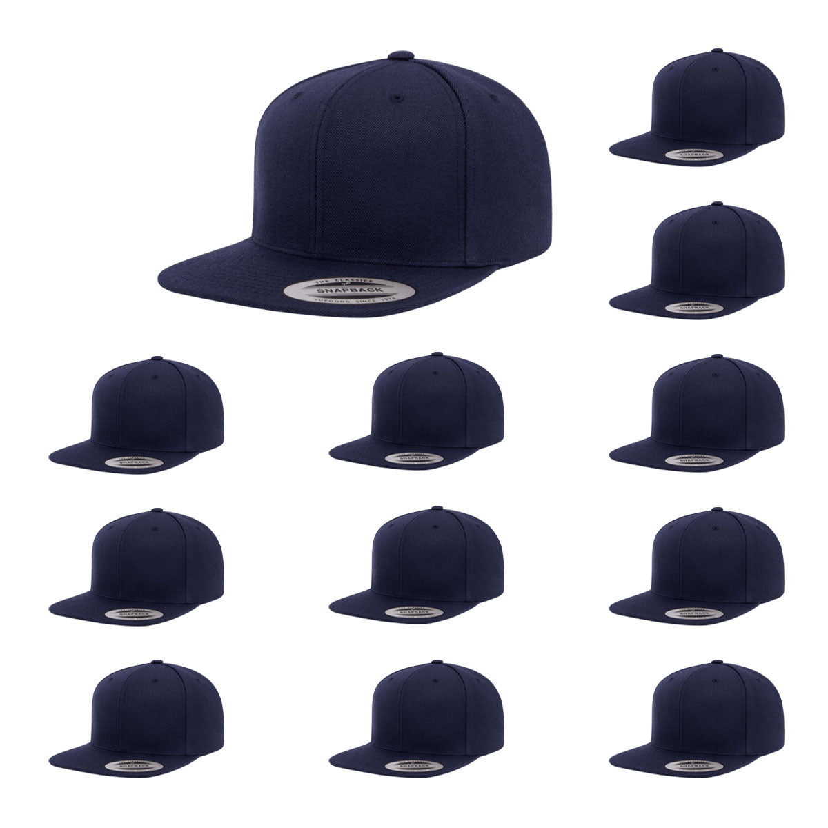 Yupoong Hat Snapback Pro-Style Wool Blend Cap 6089