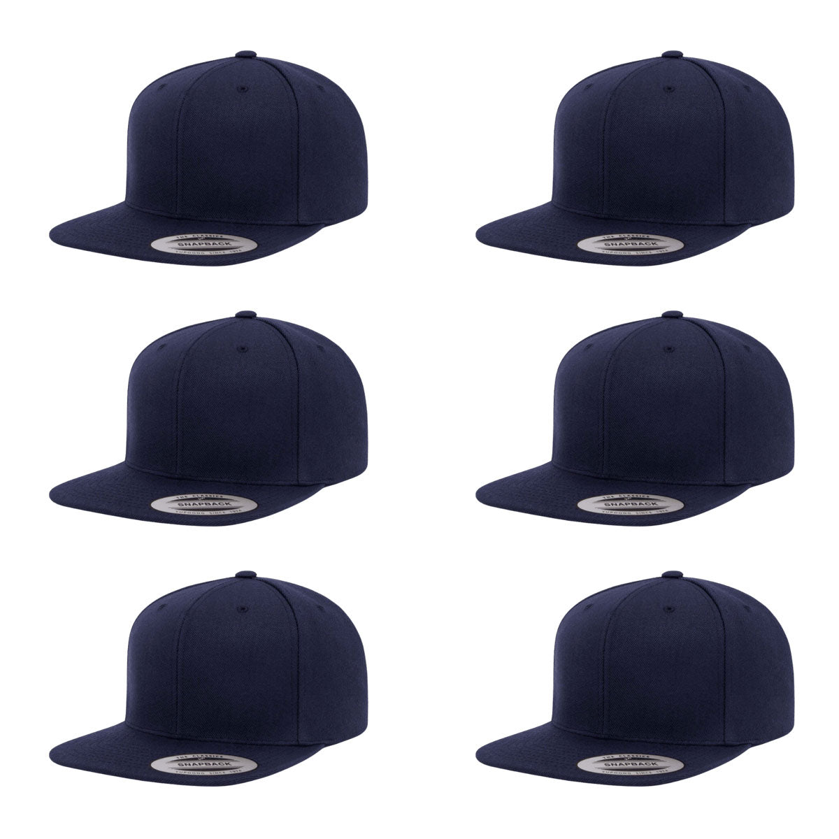 Yupoong Hat Snapback Pro-Style Wool Blend Cap 6089